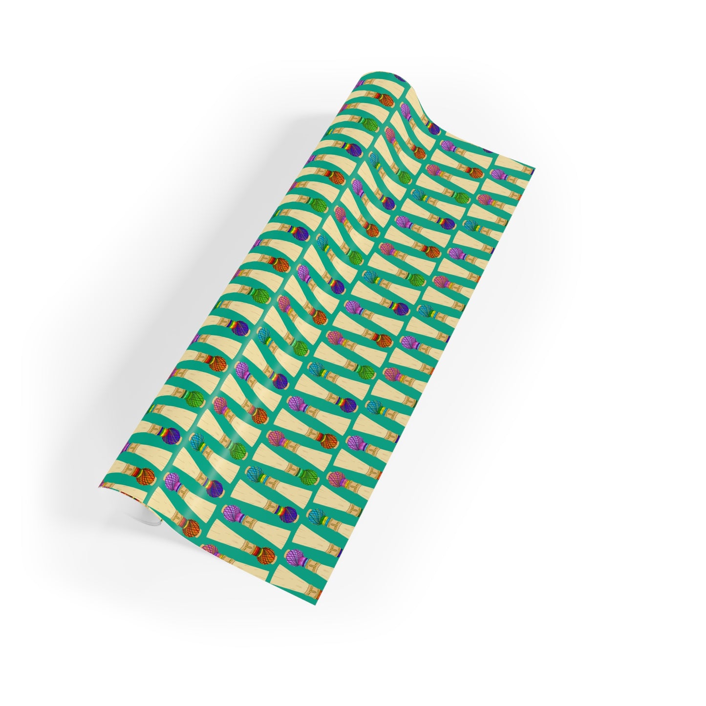 Gift Wrapping Paper Roll in Teal