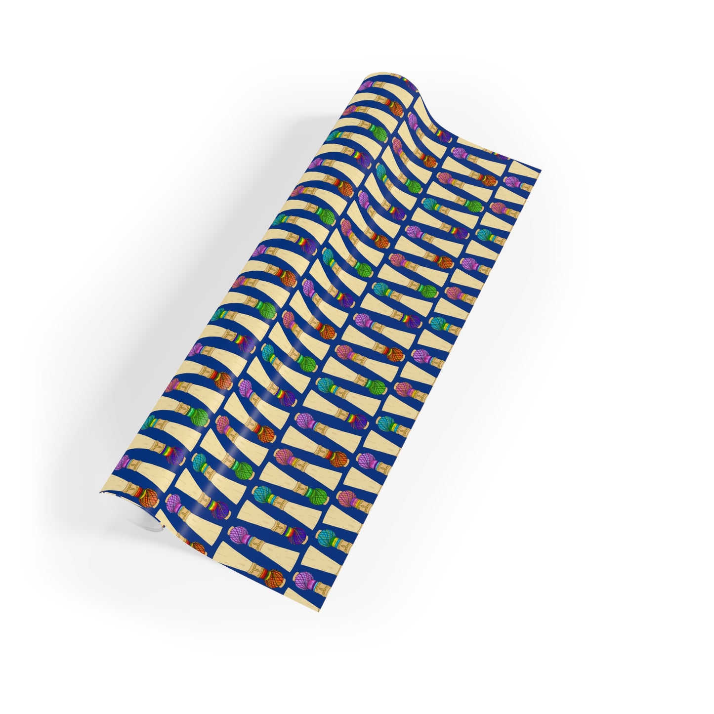 Wrapping Paper Roll in Dark Blue