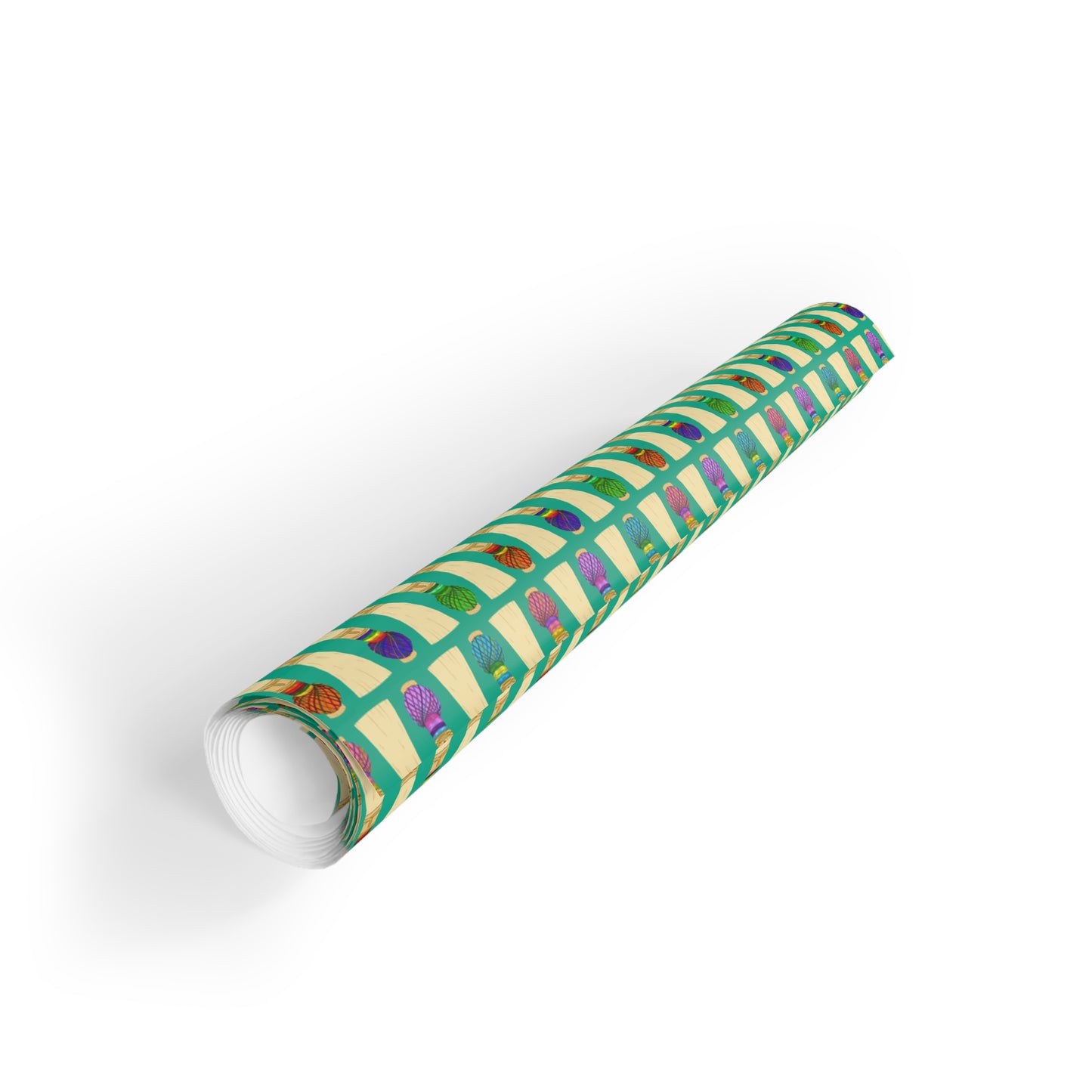 Gift Wrapping Paper Roll in Teal