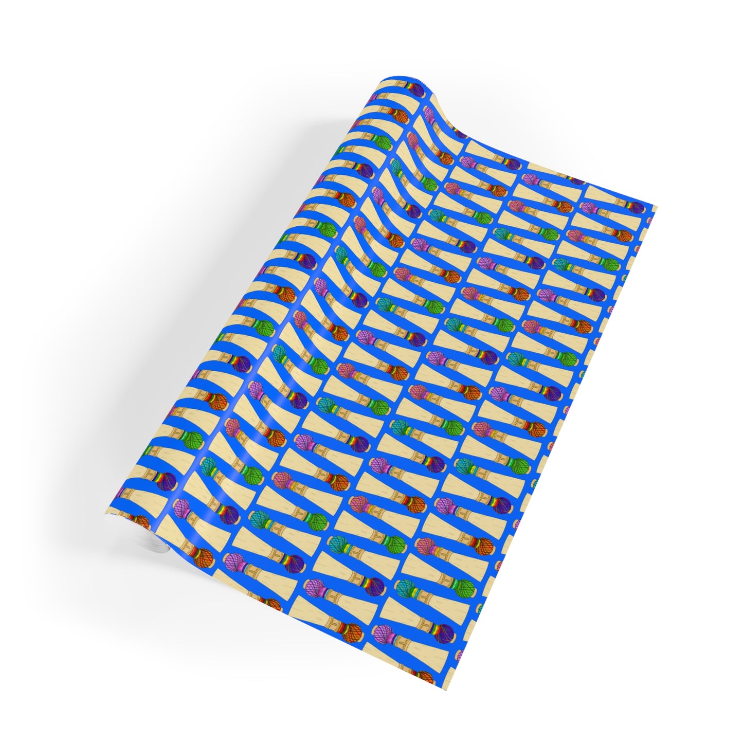 Wrapping Paper Roll in Blue