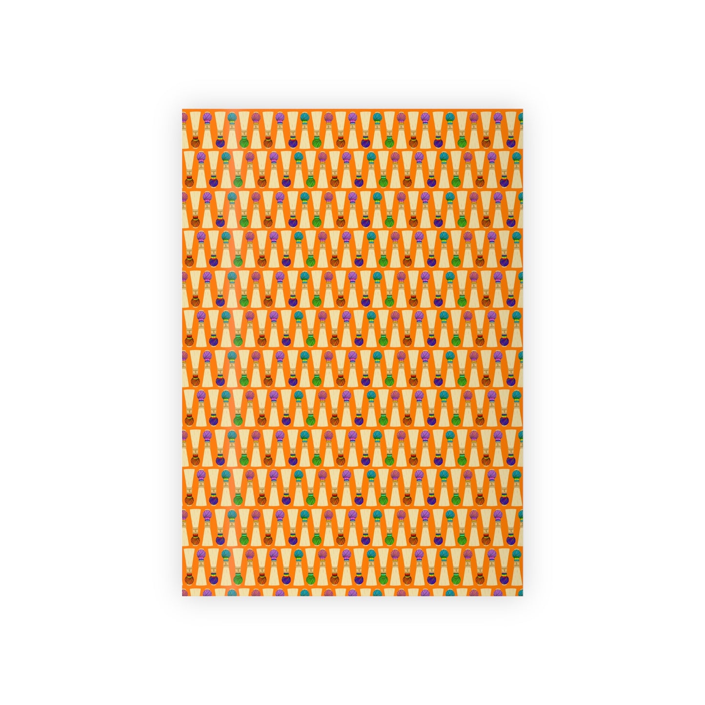 Gift Wrapping Paper Roll in Orange