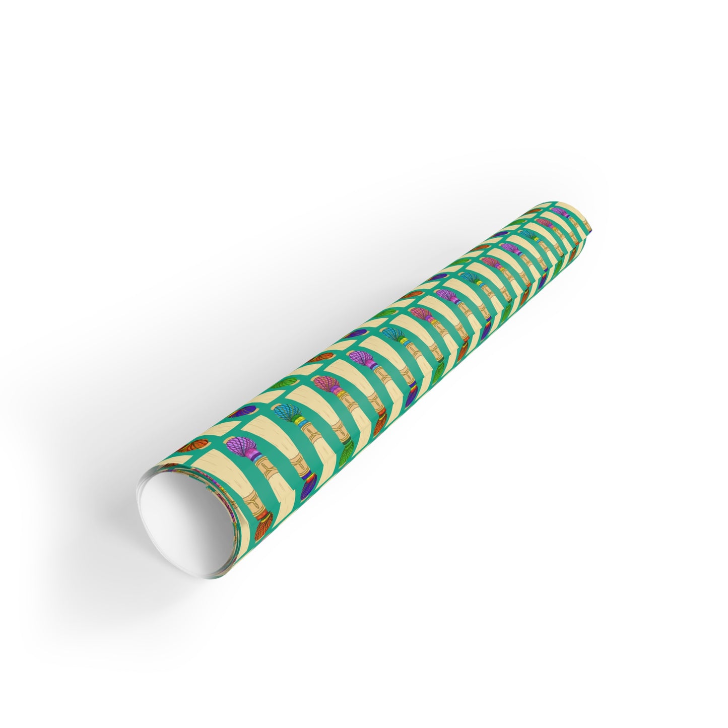 Gift Wrapping Paper Roll in Teal