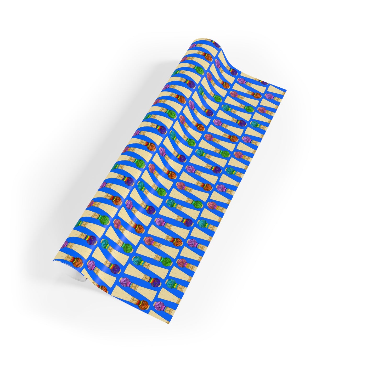 Wrapping Paper Roll in Blue