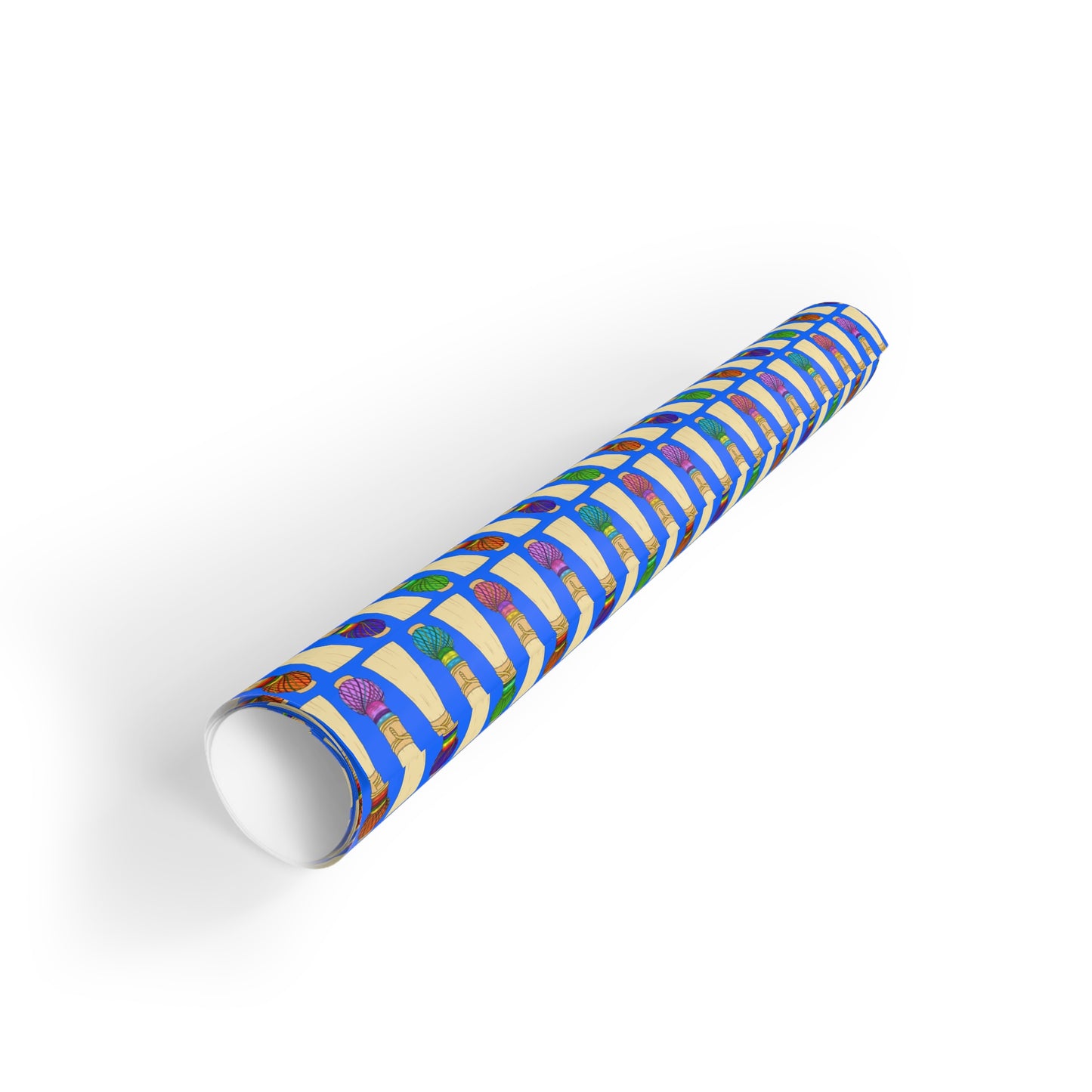 Wrapping Paper Roll in Blue