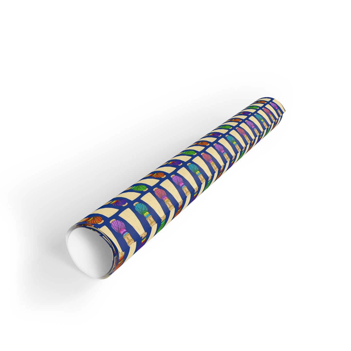 Wrapping Paper Roll in Dark Blue