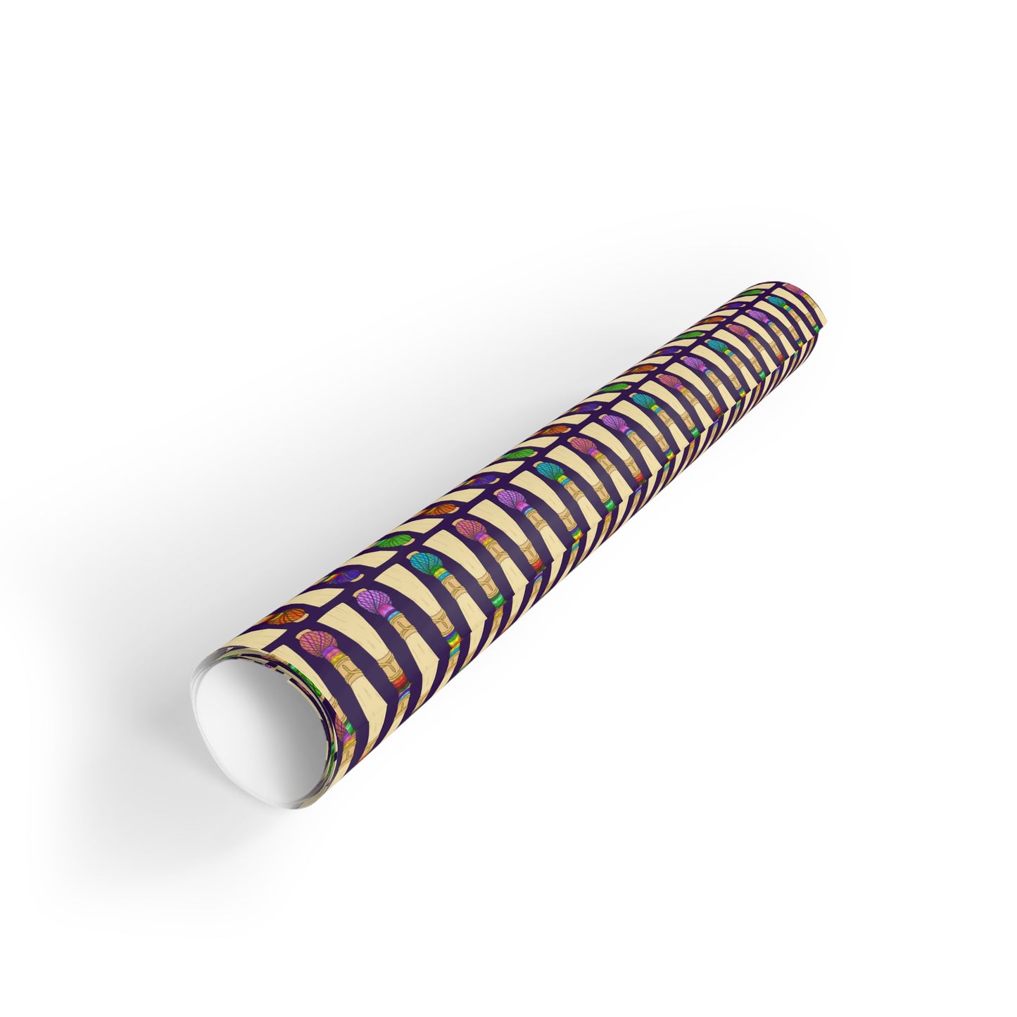 Gift Wrapping Paper Roll in Purple