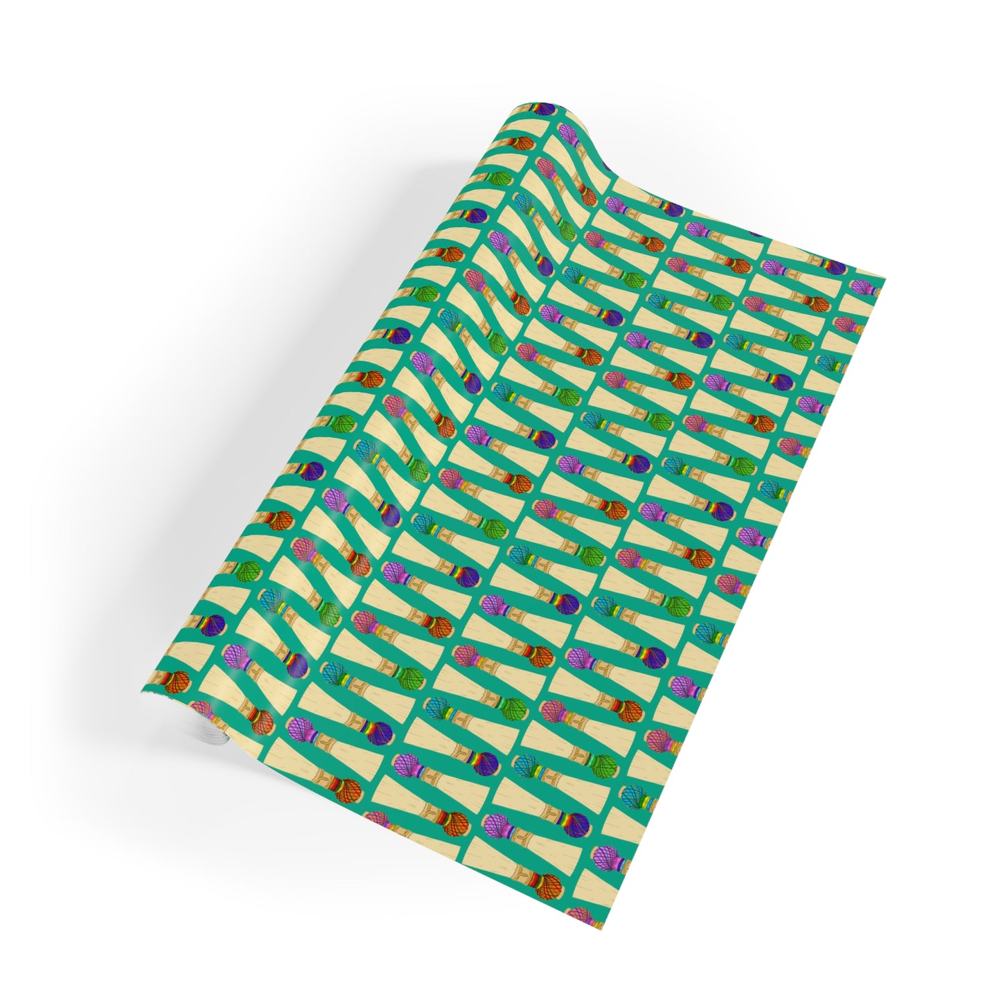 Gift Wrapping Paper Roll in Teal