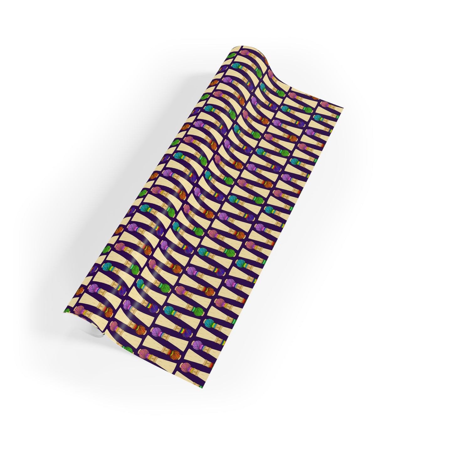 Gift Wrapping Paper Roll in Purple