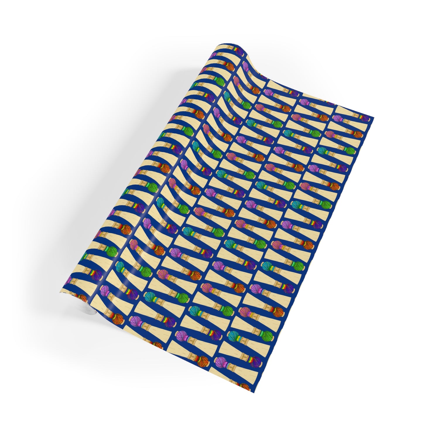 Wrapping Paper Roll in Dark Blue