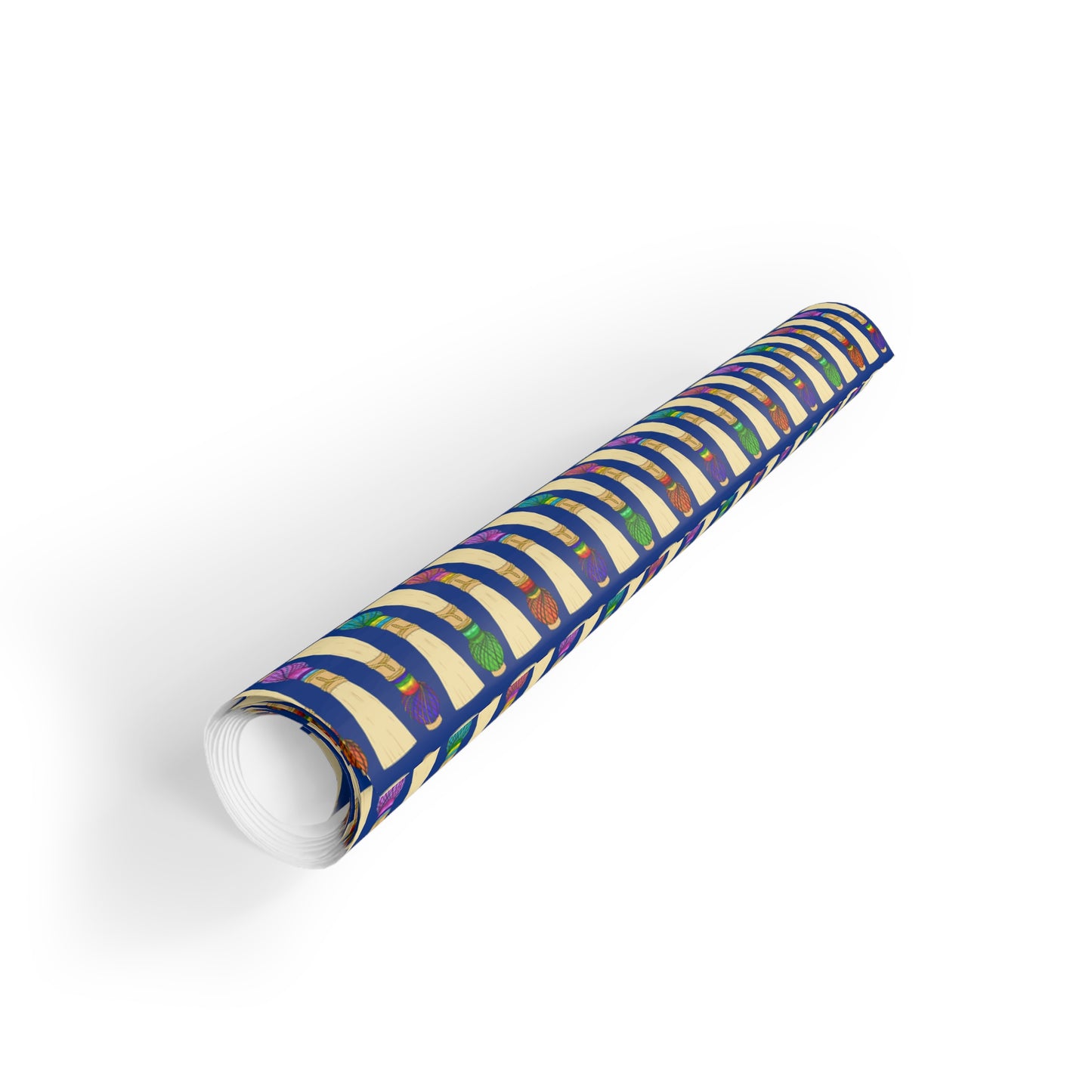 Wrapping Paper Roll in Dark Blue