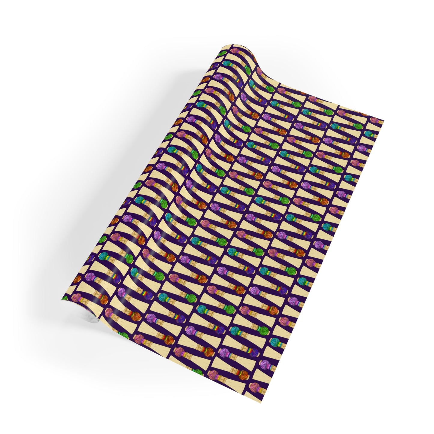 Gift Wrapping Paper Roll in Purple