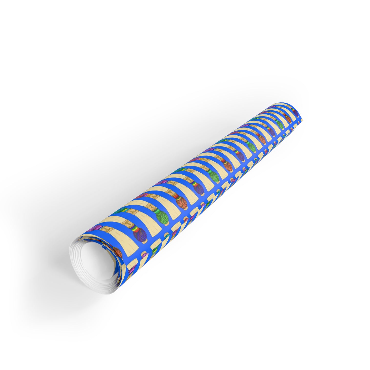 Wrapping Paper Roll in Blue