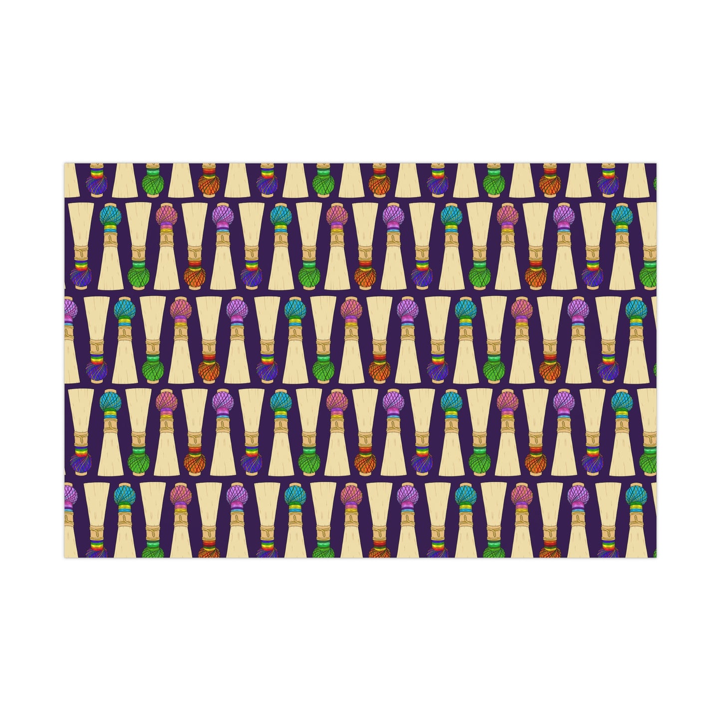 30”x20” Wrapping Paper Sheet, Large Pattern